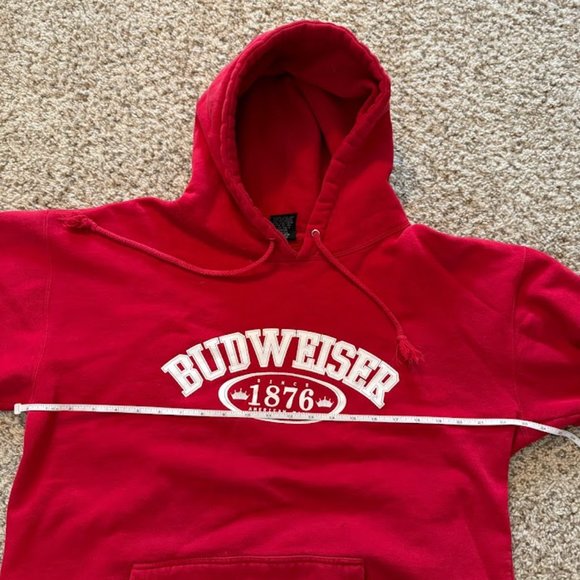 VINTAGE BUDWEISER SINCE 1876 HOODIE - Picture 8 of 12